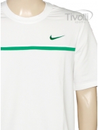 Camisa de T�nis Nike - Branco com detalhe Verde ref 425439