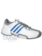 Adidas Barricade Team XJ - Branco/Cinza/Listras Azuis - ref 41718